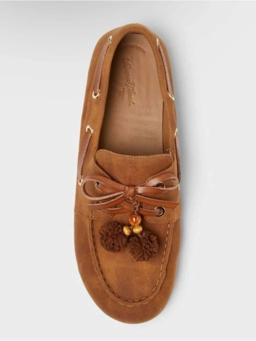 Woman's Brown Suede Tassel Loafers